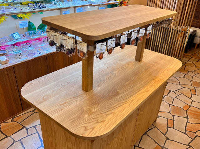 店舗の什器を、今ある棚にそろえて製作