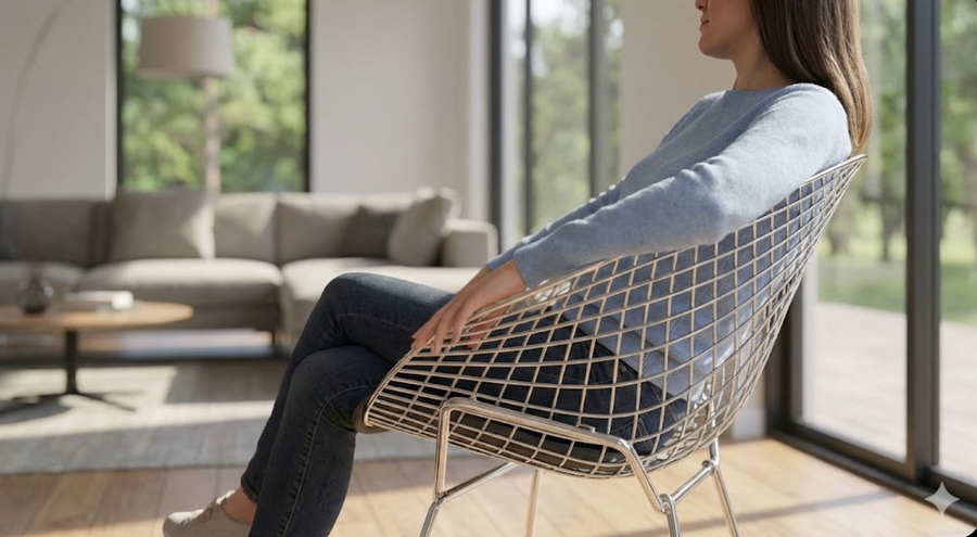ダイヤモンドチェアの本物と偽物の見分け方|Knoll(ノル)正規品の証 ダイヤモンドチェアの本物と偽物の見分け方|Knoll(ノル)正規品の証