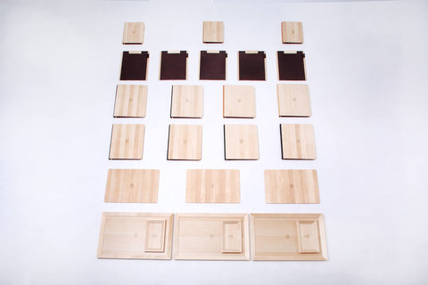 受付の流れを全て木の小物で！動物病院 受付セット