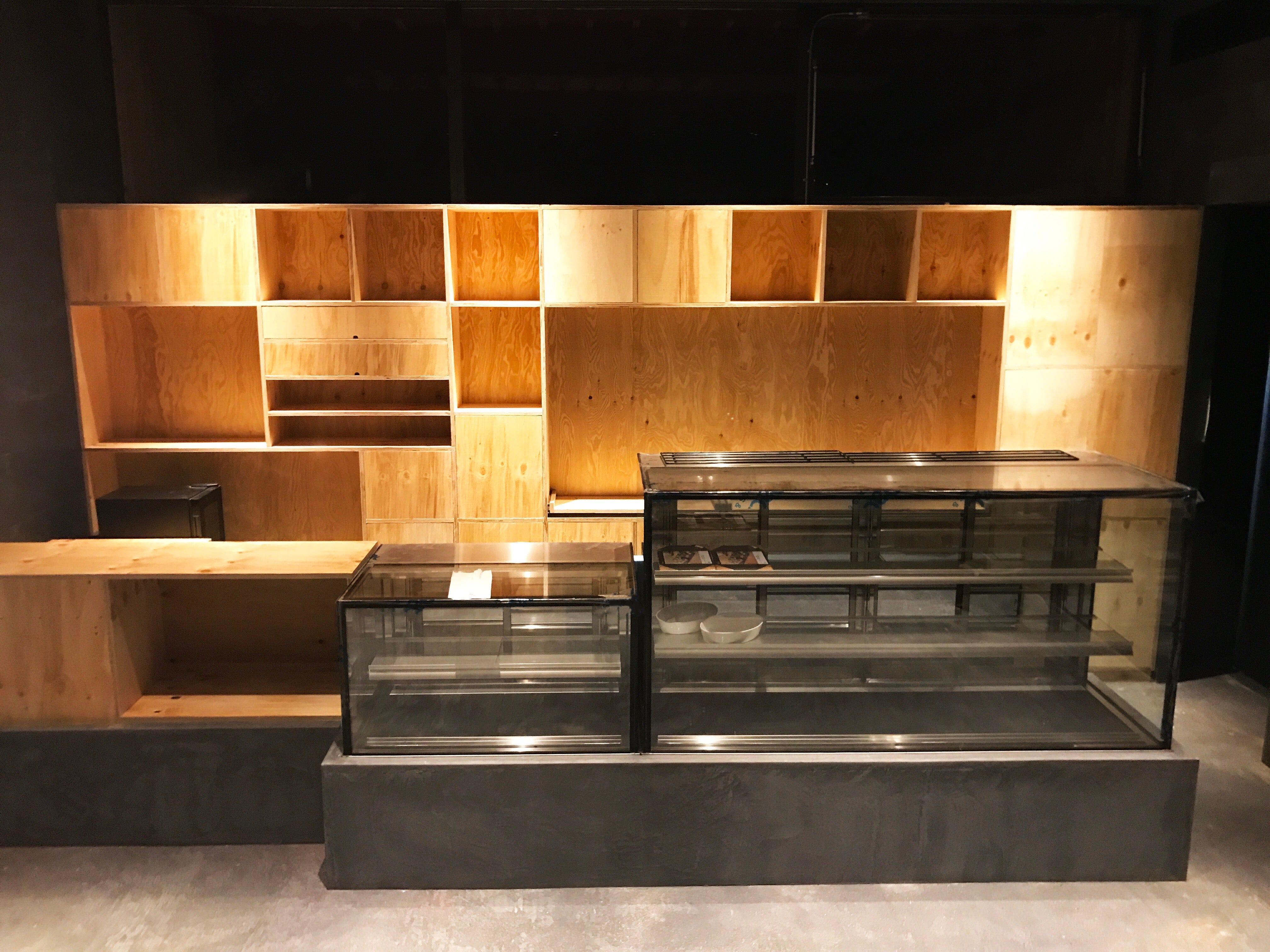 事例写真2。クルックフィールズ。壁面収納。